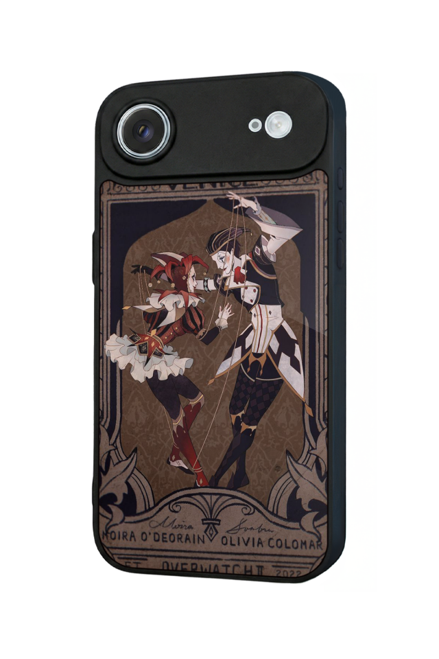 iPhone 17 Air Uyumlu  Kalp Love Tasarımlı Glossy Premium Kılıf
