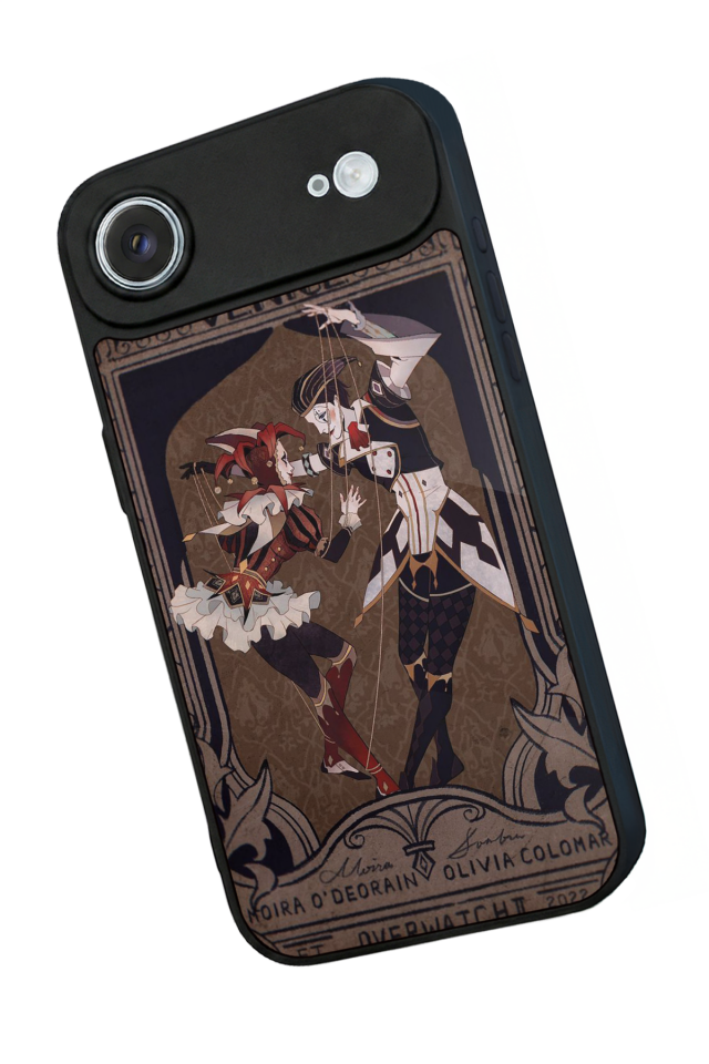 iPhone 17 Air Uyumlu  Kalp Love Tasarımlı Glossy Premium Kılıf
