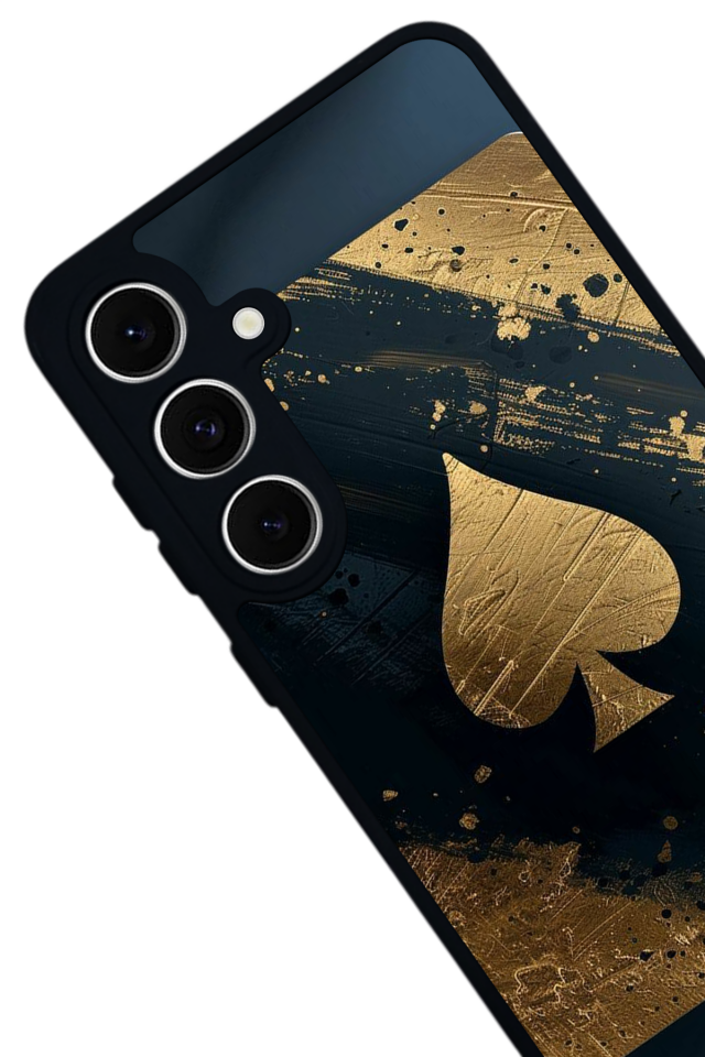 Samsung Galaxy S24 FE Uyumlu Kart Tasarımlı Glossy Premium Kılıf