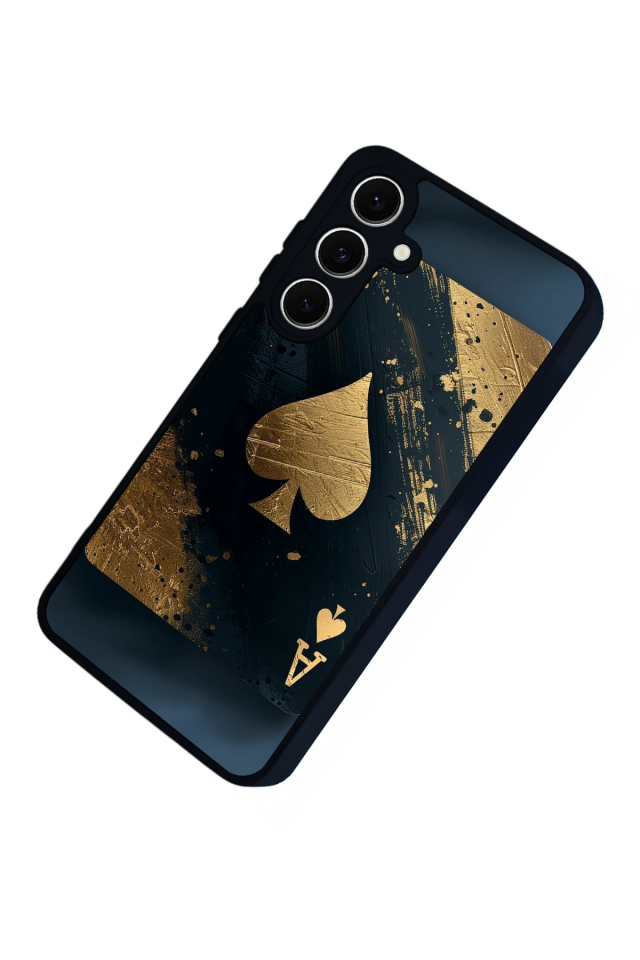 Samsung Galaxy S24 FE Uyumlu Kart Tasarımlı Glossy Premium Kılıf