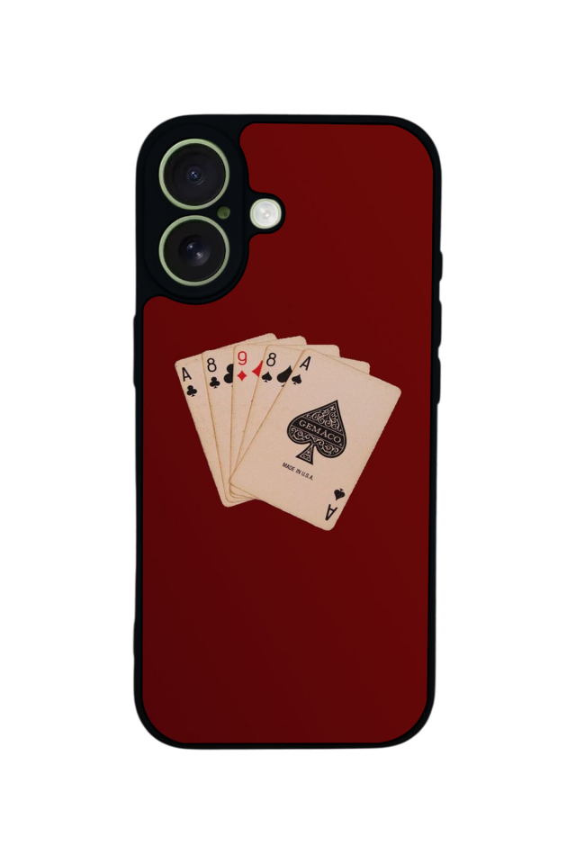 iPhone 17 Uyumlu Kart Tasarımlı Glossy Premium Kılıf