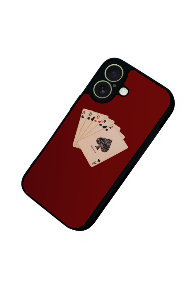 iPhone 17 Uyumlu Kart Tasarımlı Glossy Premium Kılıf