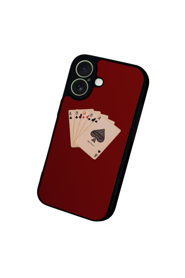 iPhone 17 Uyumlu Kart Tasarımlı Glossy Premium Kılıf