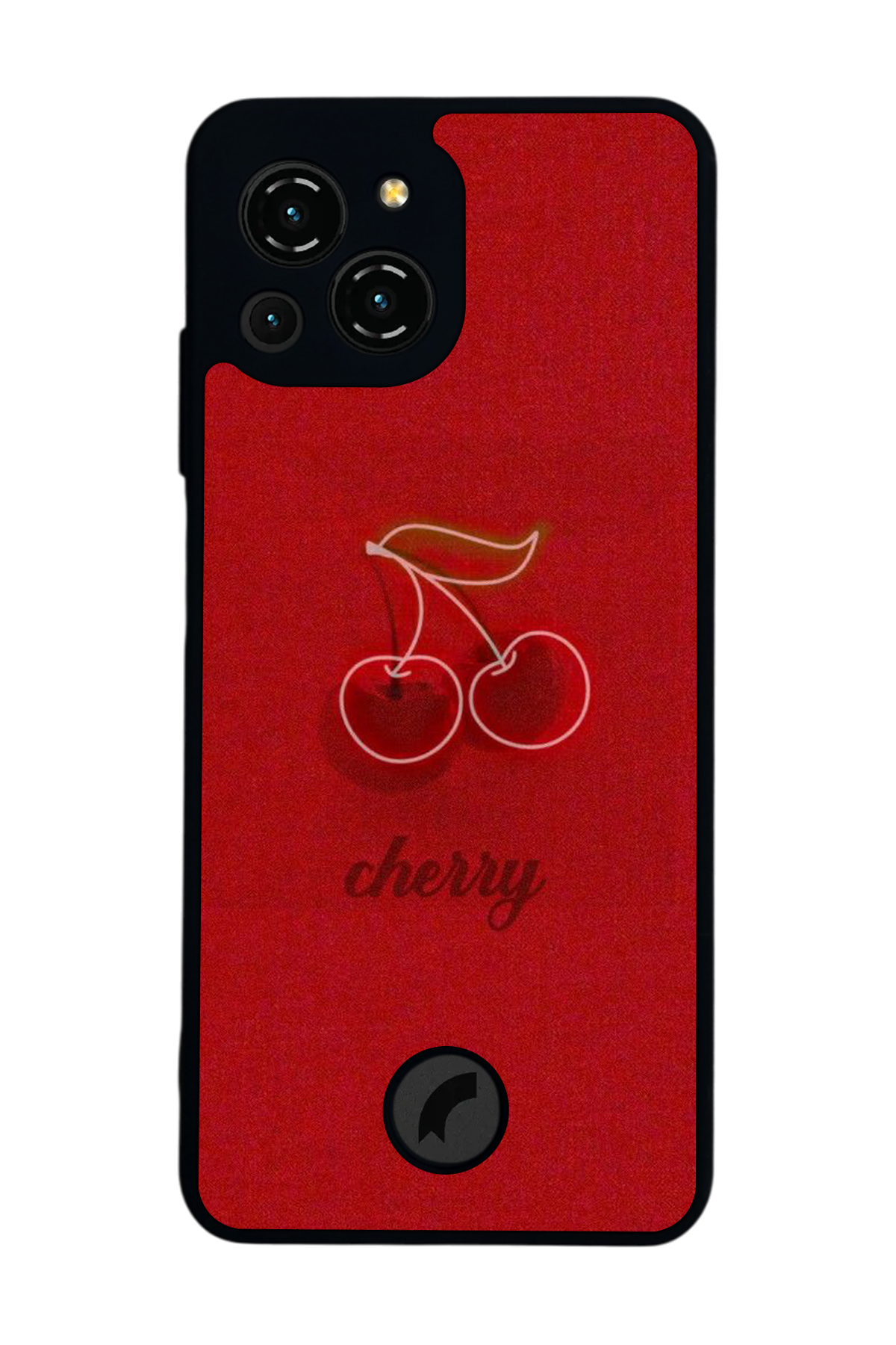 Reeder S23 Pro Max Uyumlu Kiraz Tasarımlı Glossy Premium Kılıf