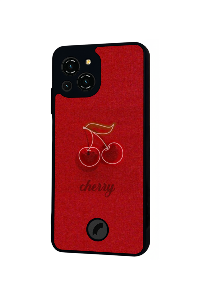 Reeder S23 Pro Max Uyumlu Kiraz Tasarımlı Glossy Premium Kılıf