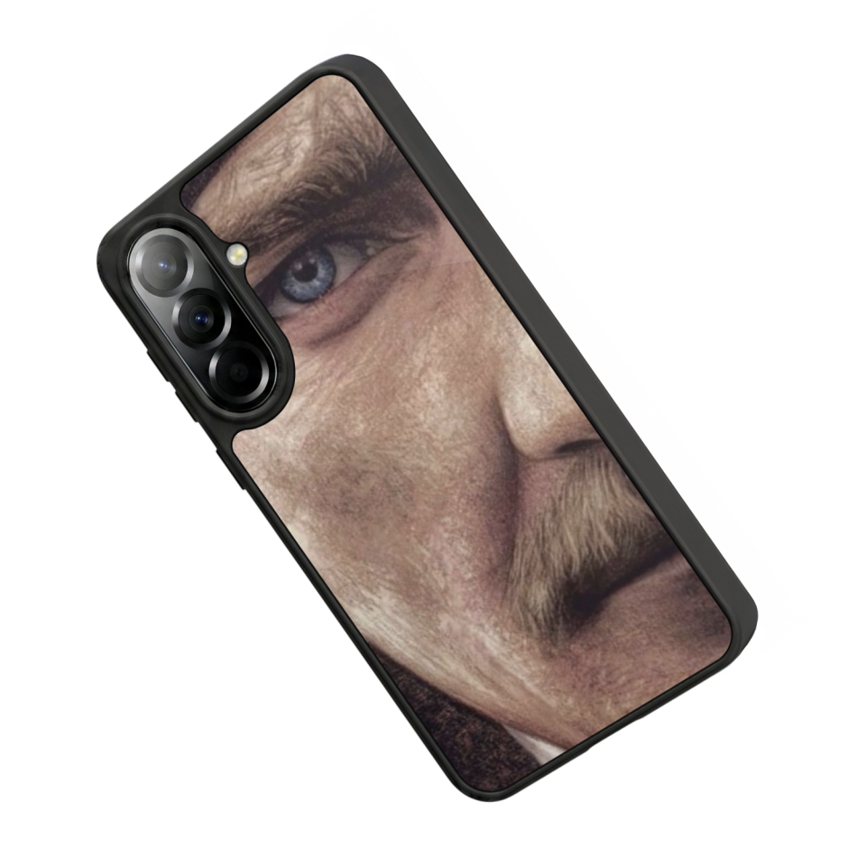 Samsung Galaxy A57 Uyumlu Mustafa Kemal Ataturk Tasarımlı Glossy Premium Kılıf