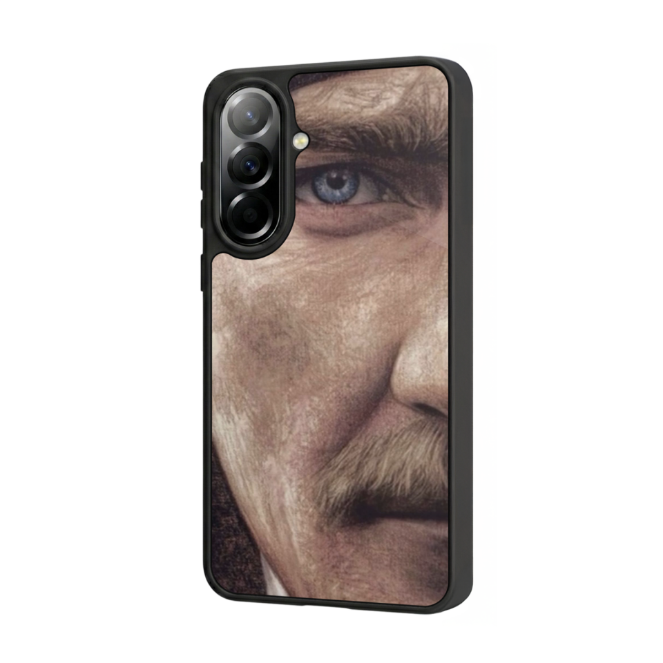 Samsung Galaxy A57 Uyumlu Mustafa Kemal Ataturk Tasarımlı Glossy Premium Kılıf