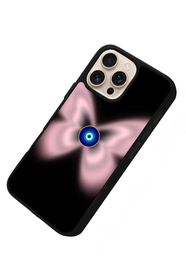 iPhone 16 Pro Max Uyumlu Nazar Tasarımlı Glossy Premium Kılıf