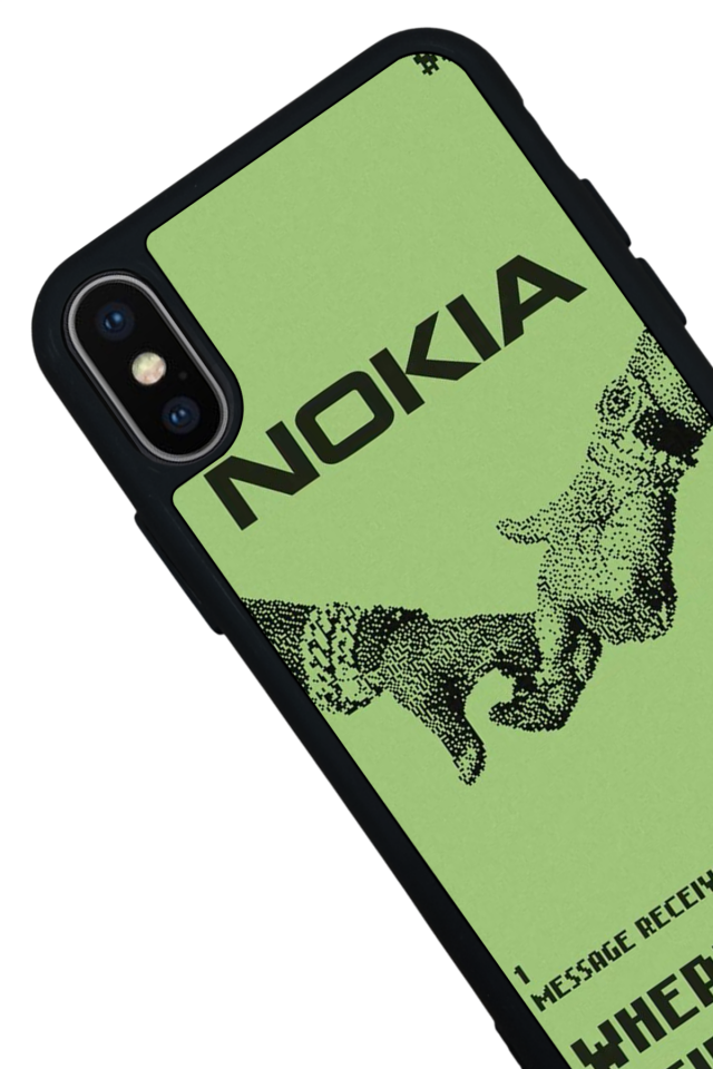 iPhone XS Max Uyumlu Nokia Tasarımlı Glossy Premium Kılıf