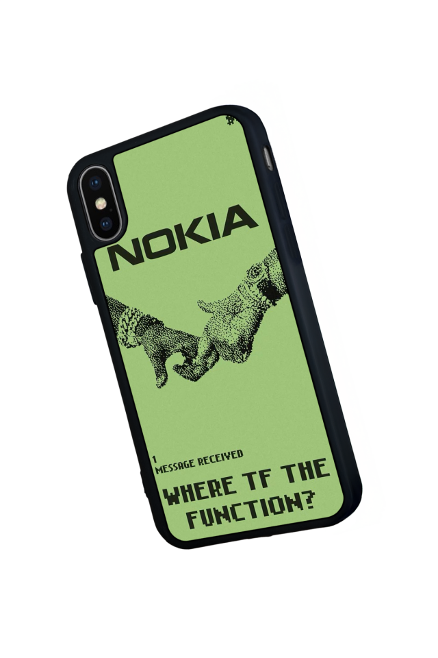iPhone XS Max Uyumlu Nokia Tasarımlı Glossy Premium Kılıf