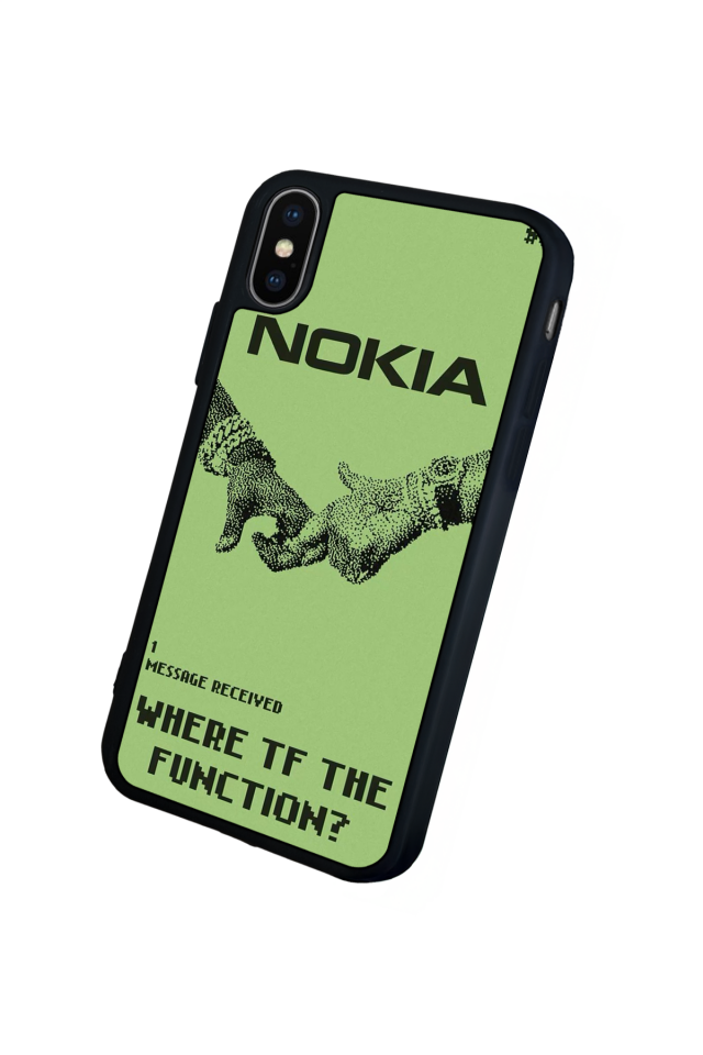 iPhone XS Max Uyumlu Nokia Tasarımlı Glossy Premium Kılıf