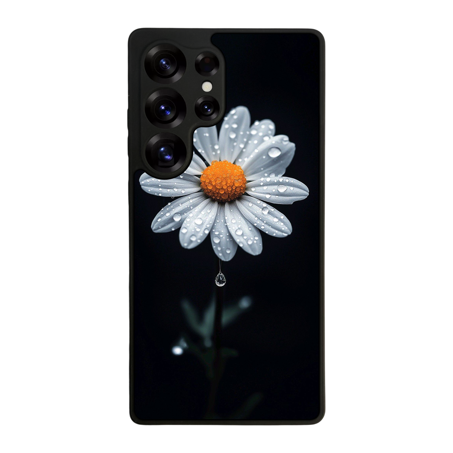 Samsung Galaxy S25 Ultra Uyumlu Papatya Tasarımlı Glossy Premium Kılıf
