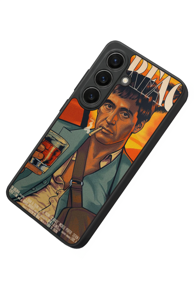 Samsung Galaxy S26 Uyumlu Scarface Tasarımlı Glossy Premium Kılıf