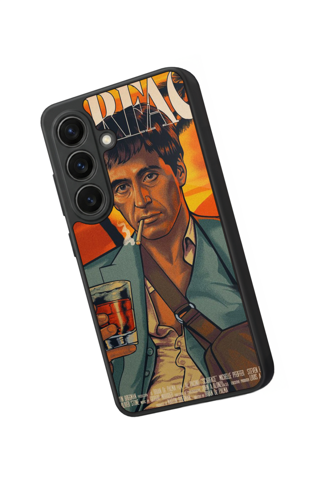 Samsung Galaxy S26 Uyumlu Scarface Tasarımlı Glossy Premium Kılıf