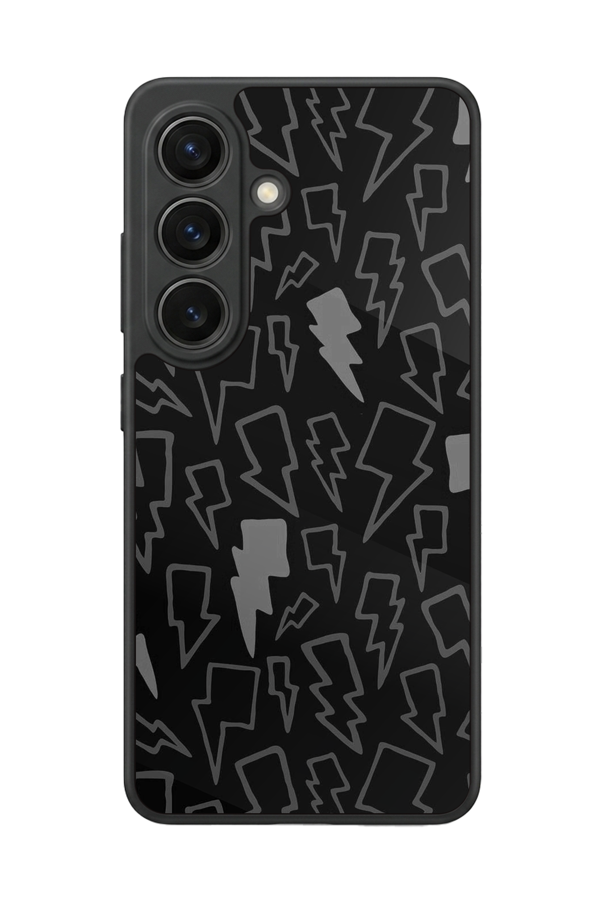 Samsung Galaxy S26 Uyumlu Simsek Tasarımlı Glossy Premium Kılıf