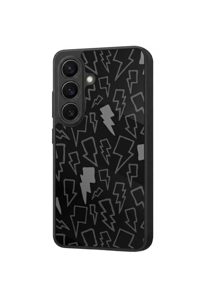 Samsung Galaxy S26 Uyumlu Simsek Tasarımlı Glossy Premium Kılıf