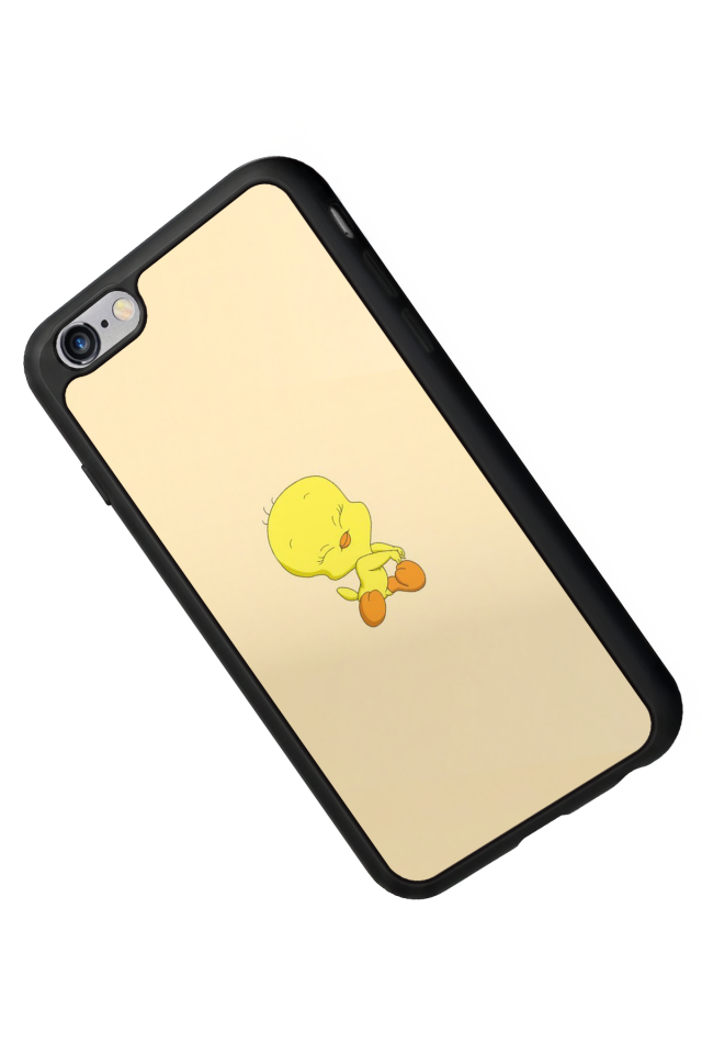 iPhone 6 Plus Uyumlu Tweety Tasarımlı Glossy Premium Kılıf