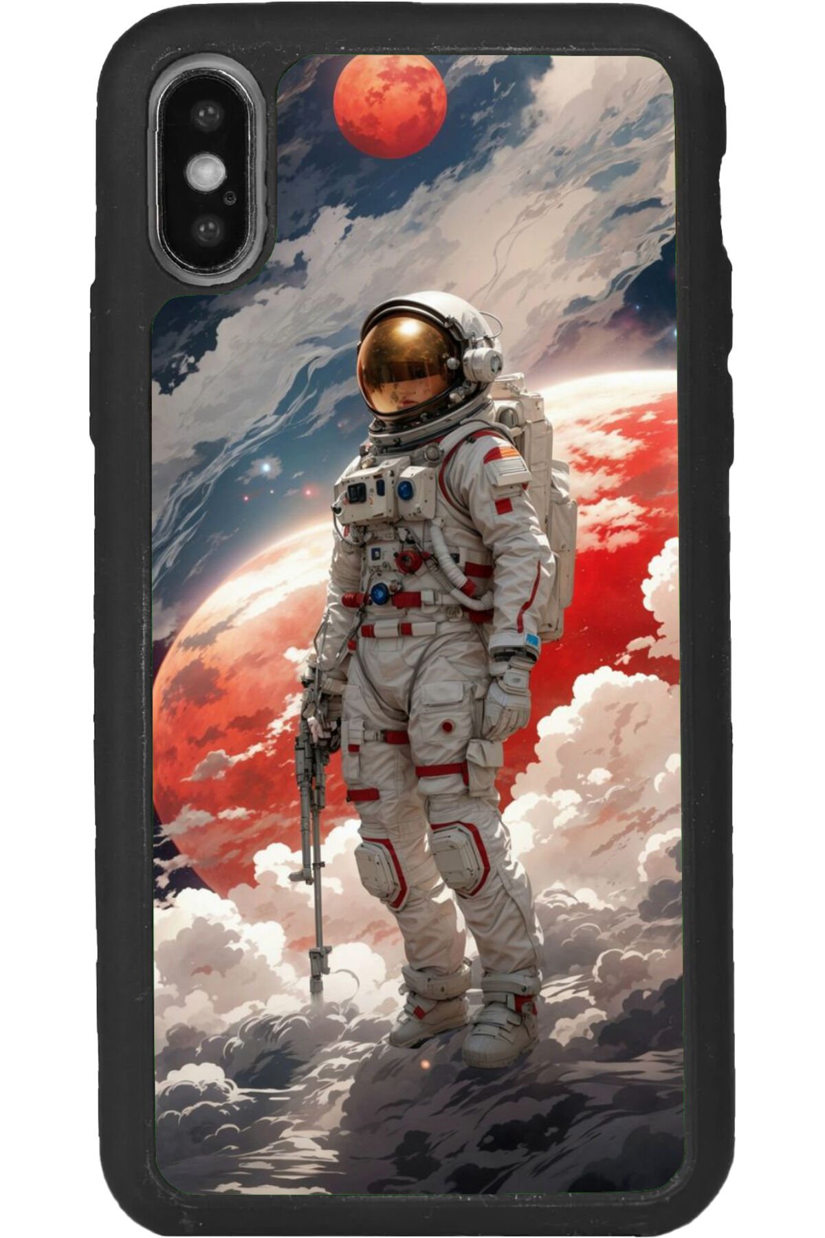 iPhone XS Max Uyumlu Mat Siyah uyumlu Kılıf – Yumuşak Silikon, Koruyucu, Şok Emici Kapak