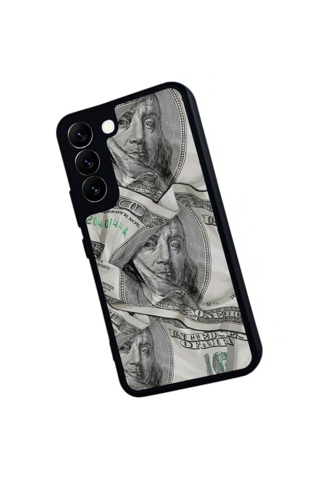 Samsung Galaxy S22 Uyumlu Money Para Tasarımlı Glossy Premium Kılıf