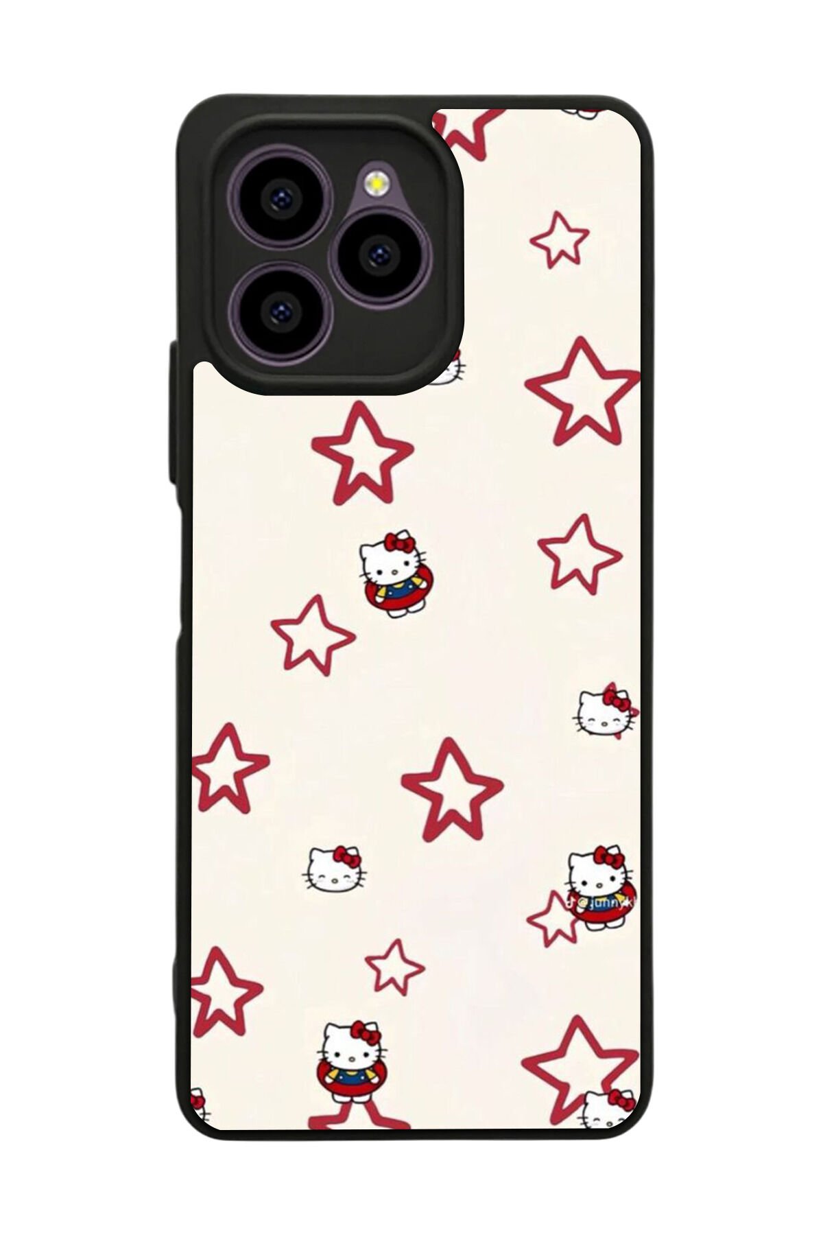 Omix X6 Uyumlu HelloKitty Tasarımlı Glossy Premium Kılıf