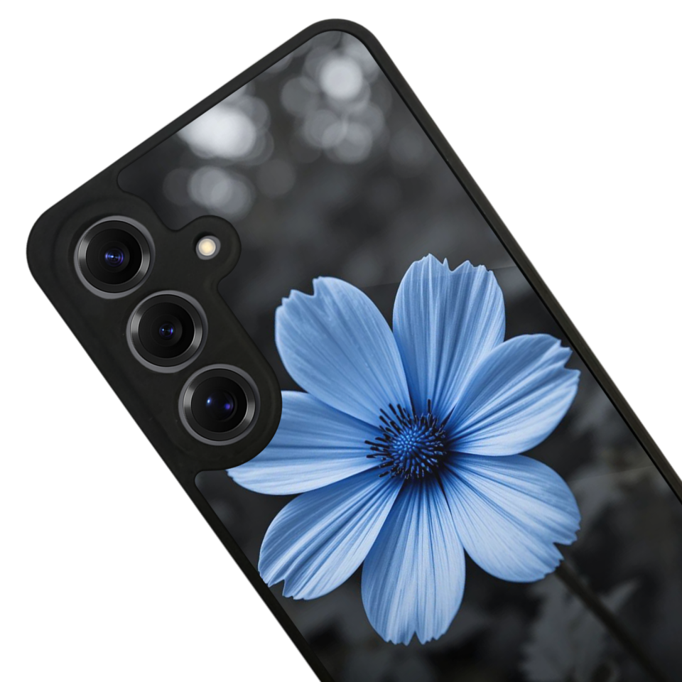 Samsung Galaxy S25 Uyumlu Cicek Tasarımlı Glossy Premium Kılıf