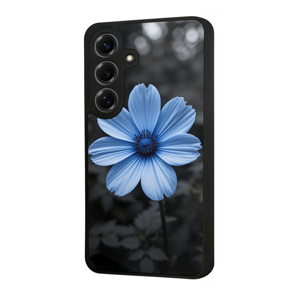 Samsung Galaxy S25 Uyumlu Cicek Tasarımlı Glossy Premium Kılıf