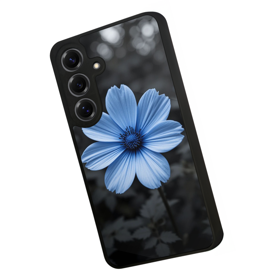 Samsung Galaxy S25 Uyumlu Cicek Tasarımlı Glossy Premium Kılıf