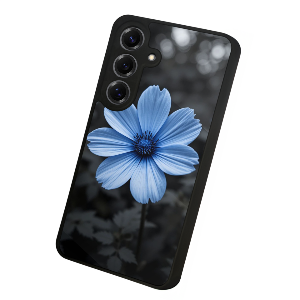 Samsung Galaxy S25 Uyumlu Cicek Tasarımlı Glossy Premium Kılıf