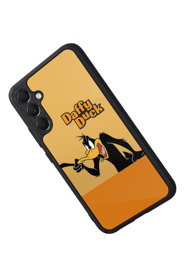 Samsung Galaxy A34 Uyumlu Daffy duck Tasarımlı Glossy Premium Kılıf