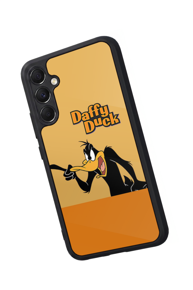 Samsung Galaxy A34 Uyumlu Daffy duck Tasarımlı Glossy Premium Kılıf