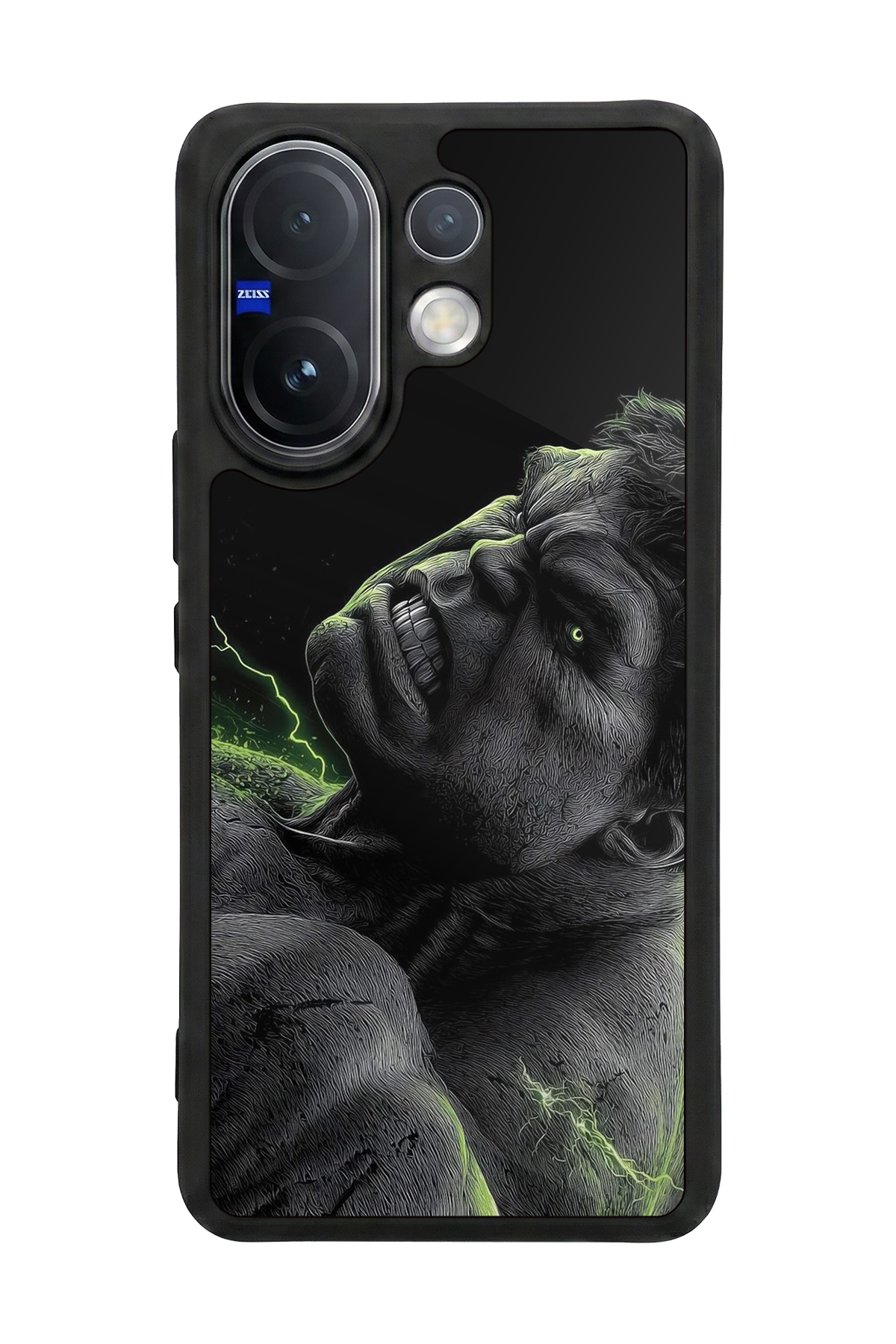Vivo V60 Uyumlu Hulk Tasarımlı Glossy Premium Kılıf