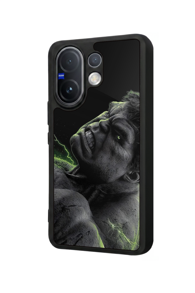 Vivo V60 Uyumlu Hulk Tasarımlı Glossy Premium Kılıf
