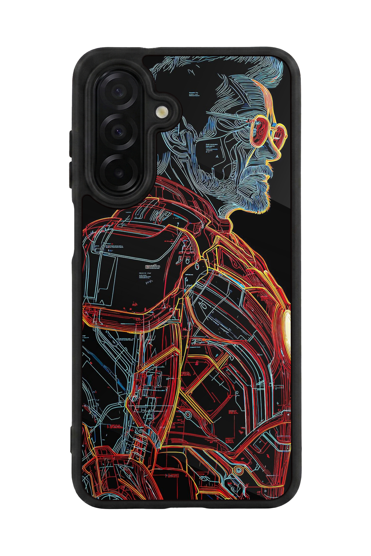 Samsung Galaxy A36 Uyumlu Iron Man ( Demir Adam ) Tasarımlı Glossy Premium Kılıf