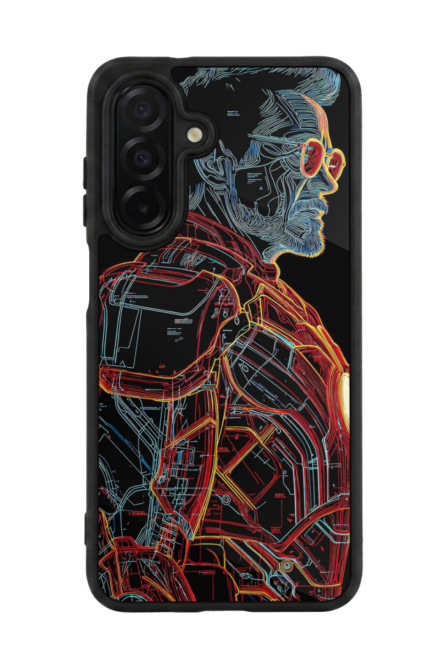 Samsung Galaxy A36 Uyumlu Iron Man ( Demir Adam ) Tasarımlı Glossy Premium Kılıf