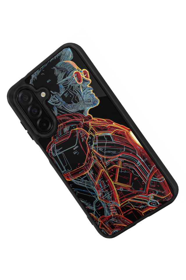 Samsung Galaxy A36 Uyumlu Iron Man ( Demir Adam ) Tasarımlı Glossy Premium Kılıf