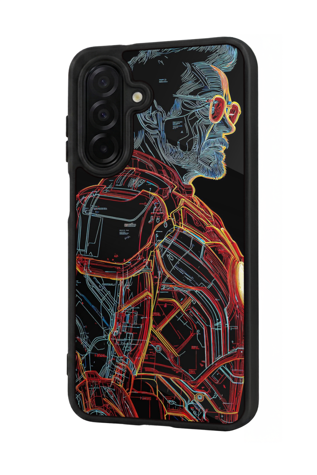 Samsung Galaxy A36 Uyumlu Iron Man ( Demir Adam ) Tasarımlı Glossy Premium Kılıf