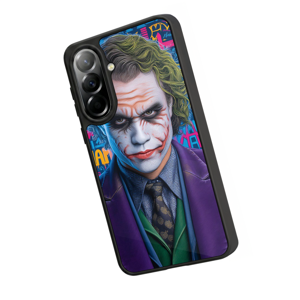 Samsung Galaxy A37 Uyumlu Joker Tasarımlı Glossy Premium Kılıf