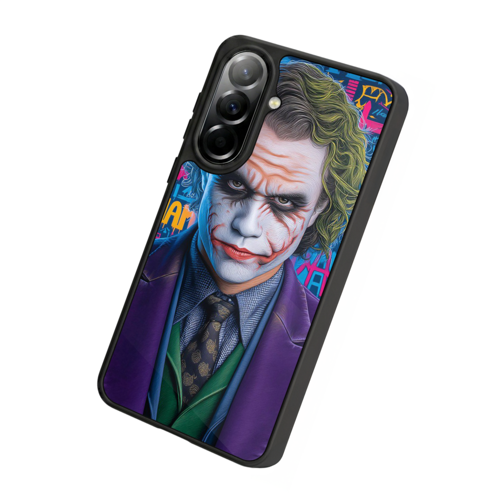 Samsung Galaxy A37 Uyumlu Joker Tasarımlı Glossy Premium Kılıf