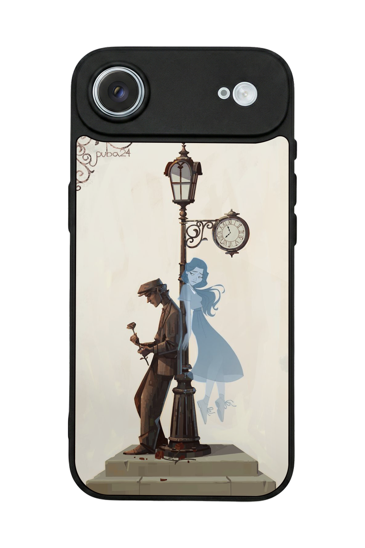 iPhone 17 Air Uyumlu Kalp Love Tasarımlı Glossy Premium Kılıf