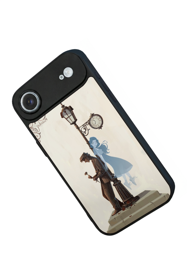 iPhone 17 Air Uyumlu Kalp Love Tasarımlı Glossy Premium Kılıf