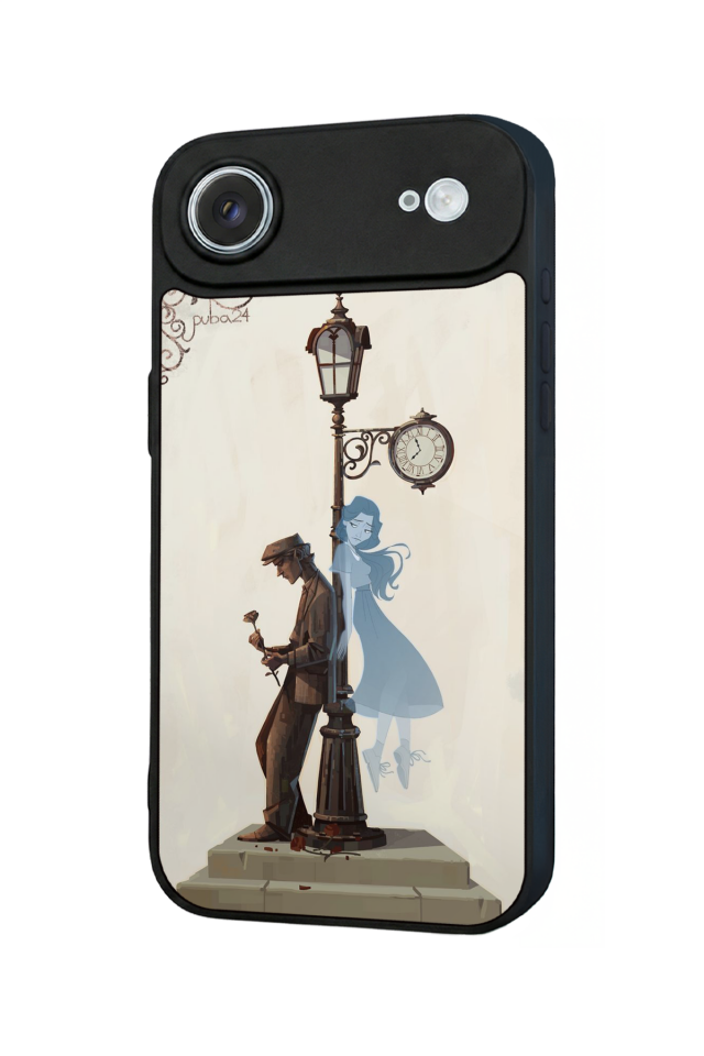 iPhone 17 Air Uyumlu Kalp Love Tasarımlı Glossy Premium Kılıf