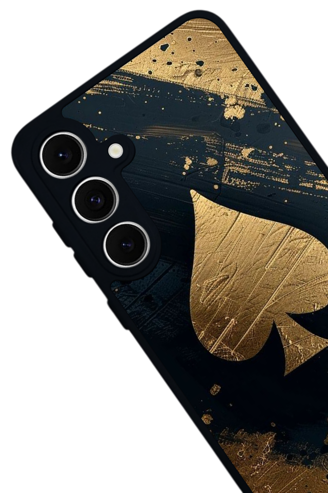 Samsung Galaxy S24 FE Uyumlu Kart Tasarımlı Glossy Premium Kılıf