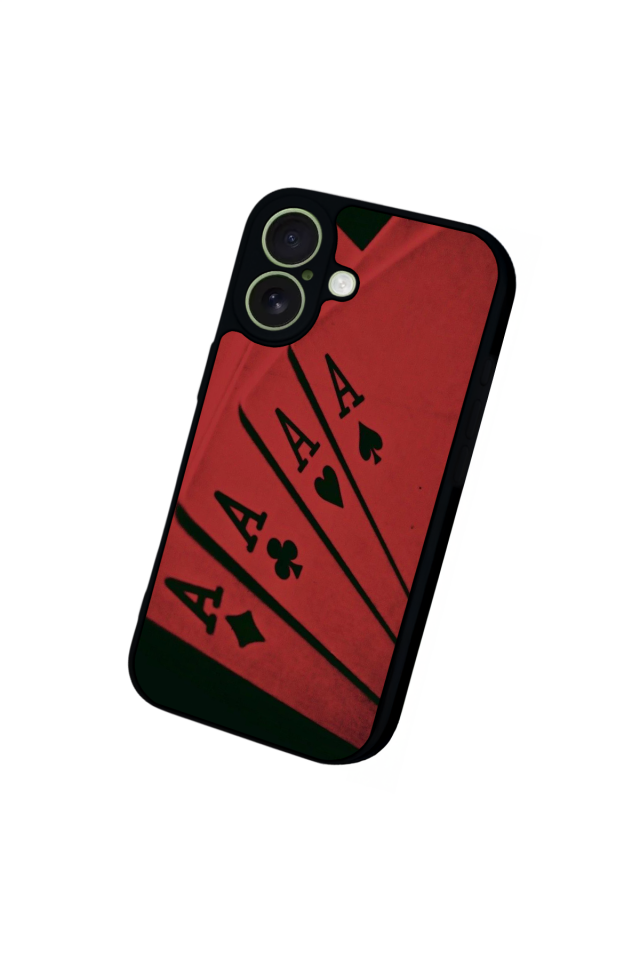 iPhone 17 Uyumlu Kart Tasarımlı Glossy Premium Kılıf