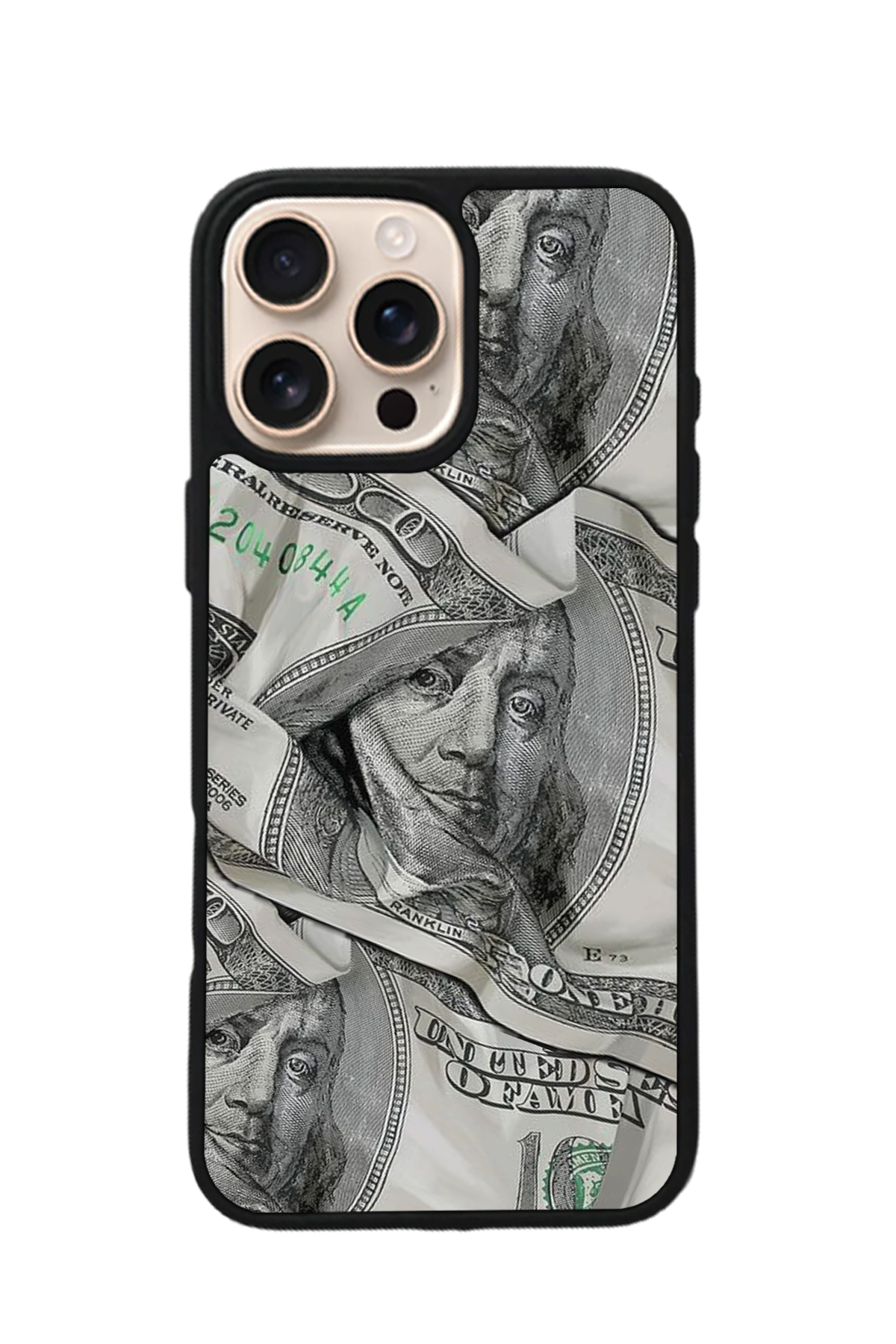 iPhone 16 Pro Uyumlu Money Para Tasarımlı Glossy Premium Kılıf