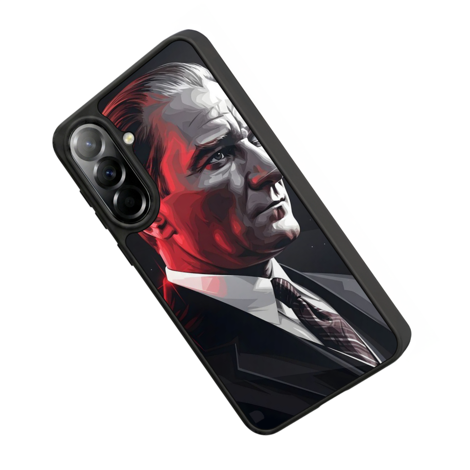 Samsung Galaxy A57 Uyumlu Mustafa Kemal Ataturk Tasarımlı Glossy Premium Kılıf