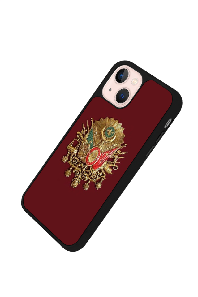 iPhone 15 Uyumlu Osmanli Tugrasi Tasarımlı Glossy Premium Kılıf