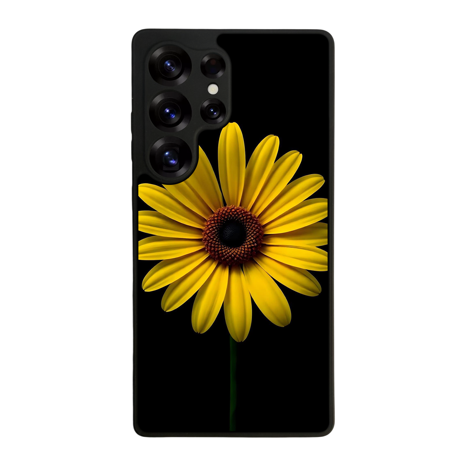 Samsung Galaxy S25 Ultra Uyumlu Papatya Tasarımlı Glossy Premium Kılıf