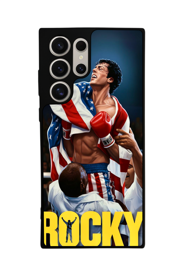 Samsung Galaxy S22 Ultra Uyumlu Rocky Tasarımlı Glossy Premium Kılıf