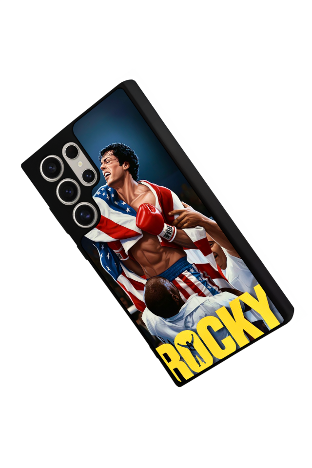 Samsung Galaxy S22 Ultra Uyumlu Rocky Tasarımlı Glossy Premium Kılıf