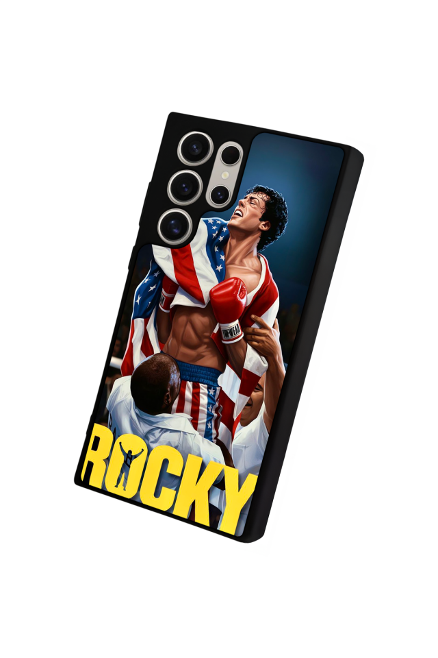 Samsung Galaxy S22 Ultra Uyumlu Rocky Tasarımlı Glossy Premium Kılıf